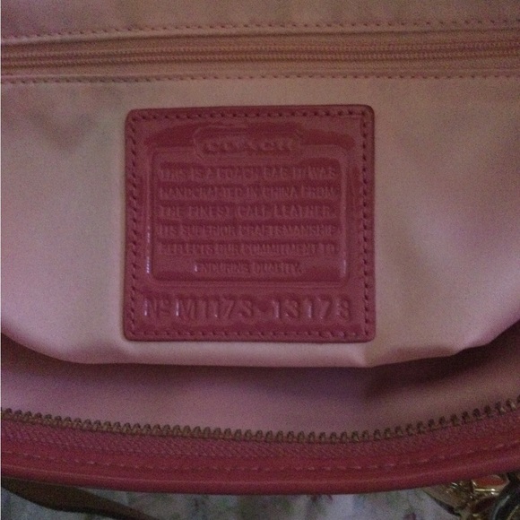 Coach Pink Patent Leather Tote - Picture 8 of 8